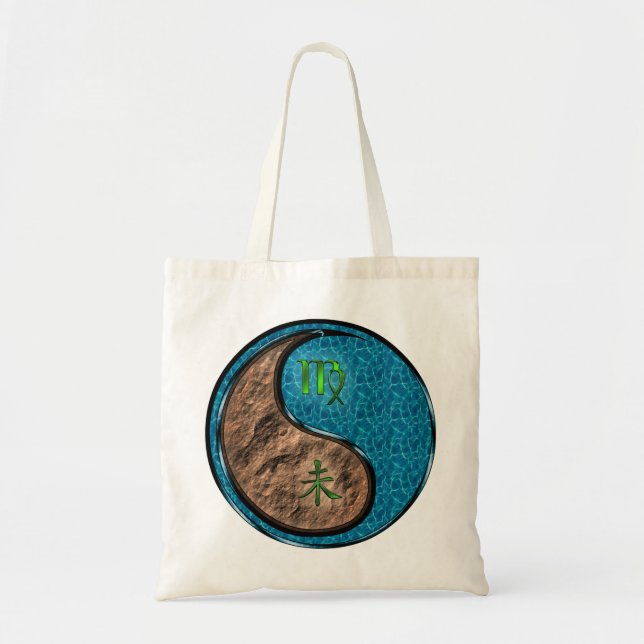 Virgo & Water Goat Tote Bag (Front)