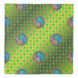 Virgo & Water Horse Duvet Cover