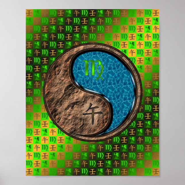 Virgo & Water Horse Poster (Front)