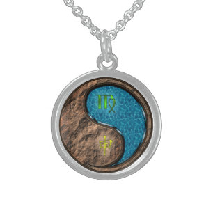 Virgo & Water Monkey Sterling Silver Necklace
