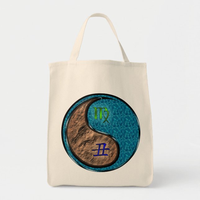 Virgo & Water Ox Tote Bag (Front)