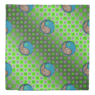 Virgo & Water Rabbit Duvet Cover