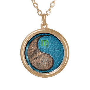 Virgo & Water Rabbit Gold Plated Necklace