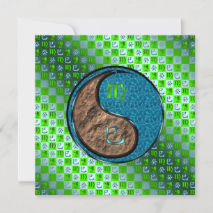 Virgo & Water Snake Card