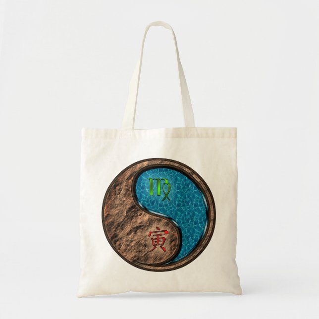 Virgo & Water Tiger Tote Bag (Front)