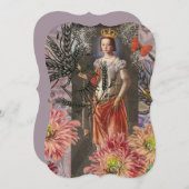 Virgo Woman Portrait Antique Colorful Rich (Front/Back)