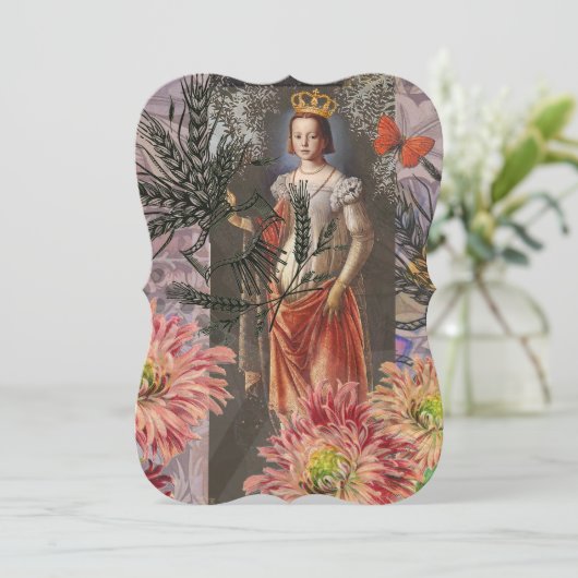Virgo Woman Portrait Antique Colorful Rich (Standing Front)