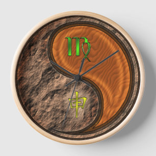 Virgo & Wood Monkey Clock