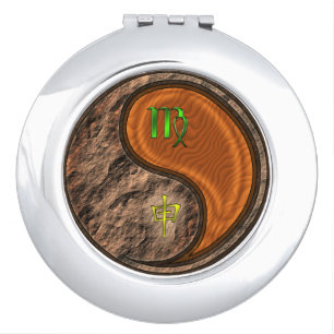 Virgo & Wood Monkey Compact Mirror