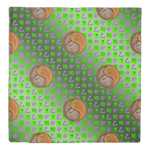 Virgo & Wood Rabbit Duvet Cover