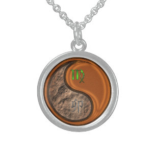 Virgo & Wood Rabbit Sterling Silver Necklace