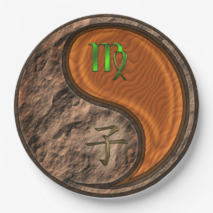 Virgo & Wood Rat Paper Plates