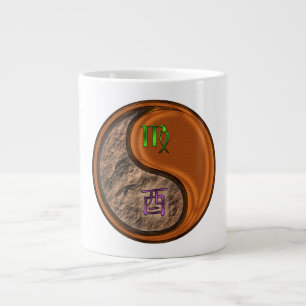 Virgo & Wood Rooster Giant Coffee Mug