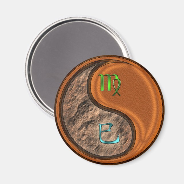 Virgo & Wood Snake Magnet (Front/Back)