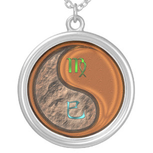 Virgo & Wood Snake Silver Plated Necklace