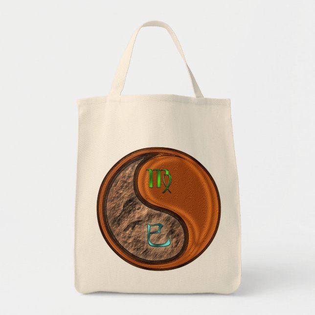 Virgo & Wood Snake Tote Bag (Front)