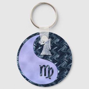 Virgo Yin Yang Keychain