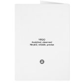 Virgo Zodiac (Back)
