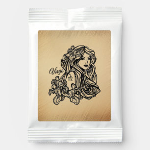 Virgo Zodiac Antique Look Margarita Drink Mix