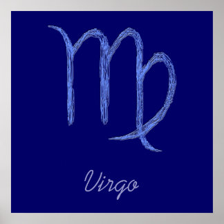 Virgo Zodiac Sign Posters | Zazzle