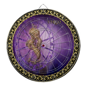 virgo Zodiac Astrology design Horoscope Dartboard