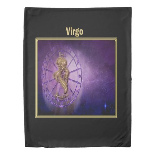 virgo Zodiac Astrology design Horoscope Duvet Cover