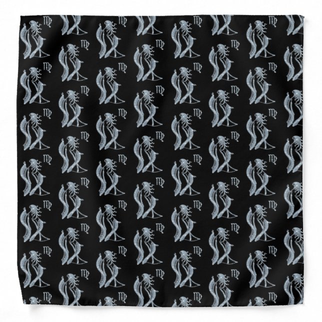 Virgo Zodiac Astrology Sign Bandana (Front)