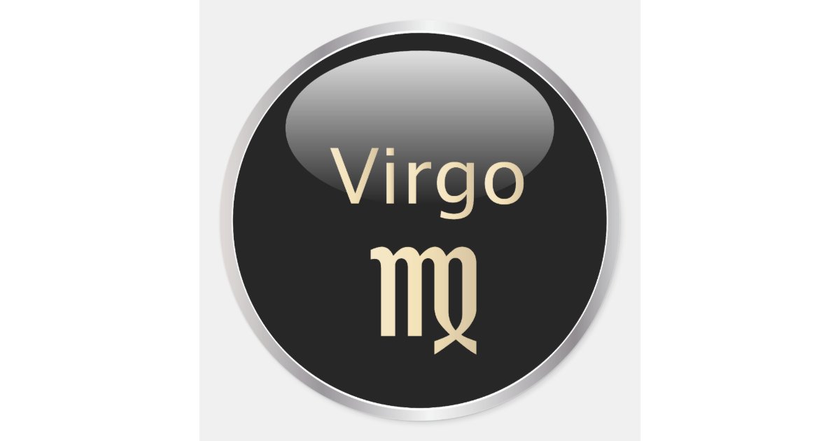 Virgo zodiac astrology, star sign stickers | Zazzle