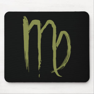 VIRGO Zodiac August September Birthday Astrology Mouse Pad