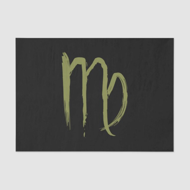 VIRGO Zodiac August September Birthday Astrology  Tissue Paper (Front)