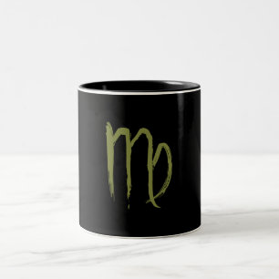 VIRGO Zodiac August September Birthday Astrology Two-Tone Coffee Mug