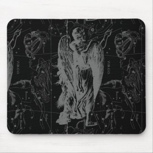 Virgo Zodiac Constellation Hevelius 1690 Mouse Pad