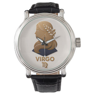 Virgo Zodiac Decor Astrology Gift Watch
