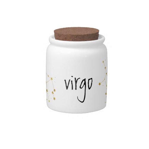 Virgo Zodiac Gift Candy Jar