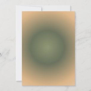 Virgo Zodiac, Green Brown Aura Gradient Holiday Card