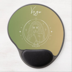 Virgo zodiac horoscope star sign gradient gel mouse pad