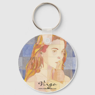 Virgo Zodiac Keychain