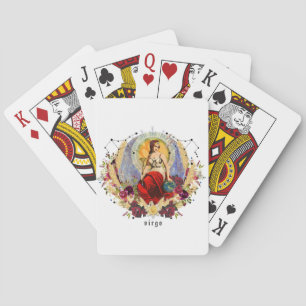 Virgo Zodiac Poker Cards