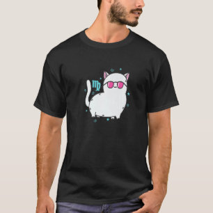 Virgo Zodiac Sign as a Cat Horoscope T-Shirt