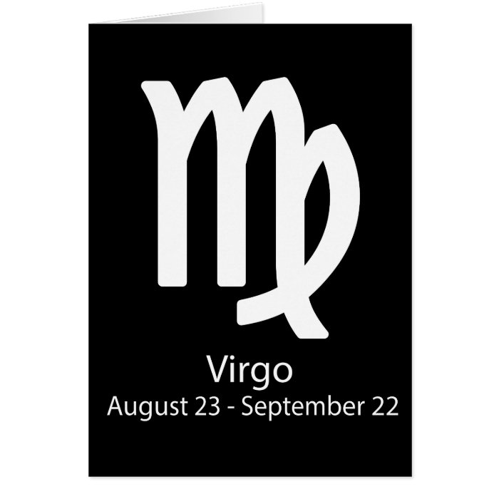 Virgo Zodiac sign Astrology Cards