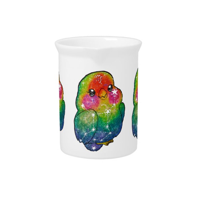 Virgo Zodiac Sign Beverage Pitcher (Front)