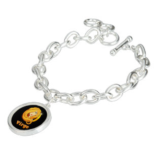 Virgo zodiac sign charm bracelet