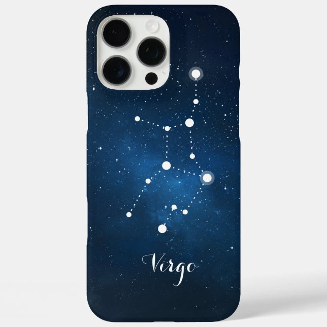 Virgo Zodiac Sign Constellation Case-Mate iPhone Case (Back)