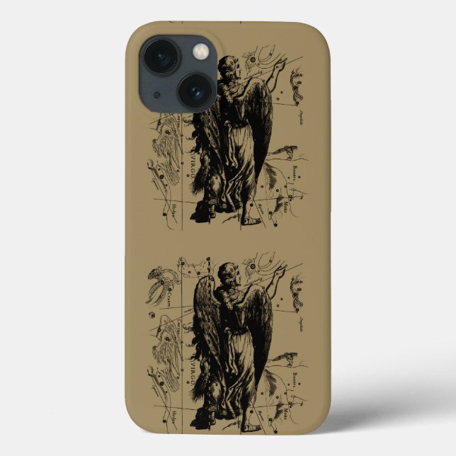Virgo Zodiac Sign Constellation Hevelius 1690 Case-Mate iPhone Case (Back)
