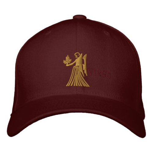 Virgo Zodiac Sign Embroidery August 23 _ Sept 22 Embroidered Baseball Hat
