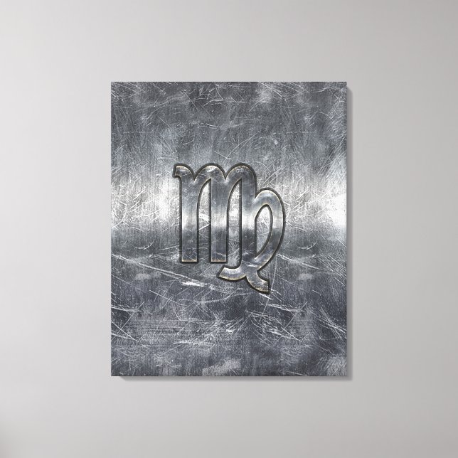 Virgo Zodiac Sign Grunge Distressed Style (Front)