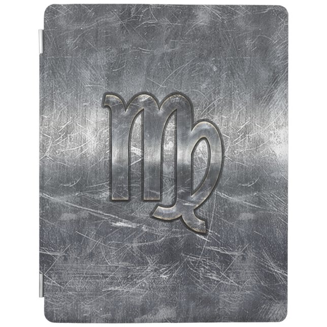 Virgo Zodiac Sign Grunge Distressed Style iPad Smart Cover (Front)