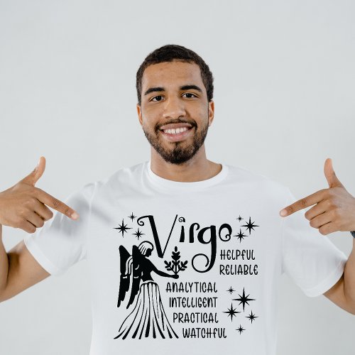   Virgo Zodiac Sign Horoscope Personality Traits T T_Shirt