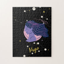 Virgo Zodiac Sign in space