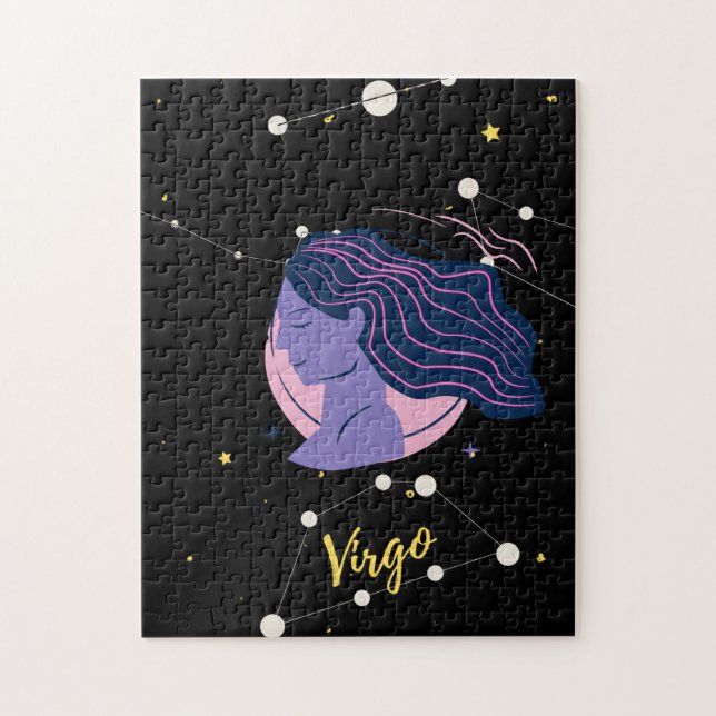 Virgo Zodiac Sign in space Jigsaw Puzzle (Vertical)